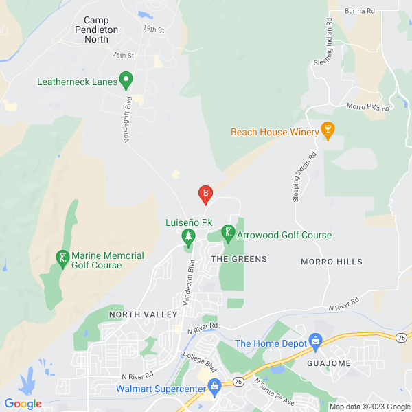 The Brick and Block Podcast location map: 5467 Alexandrine Ct., Oceanside, CA