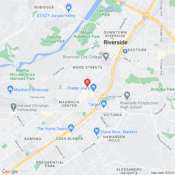 Kyle Nielsen, Tus Abogados de Accidentes location map: 3730 Elizabeth St #1, Riverside, California