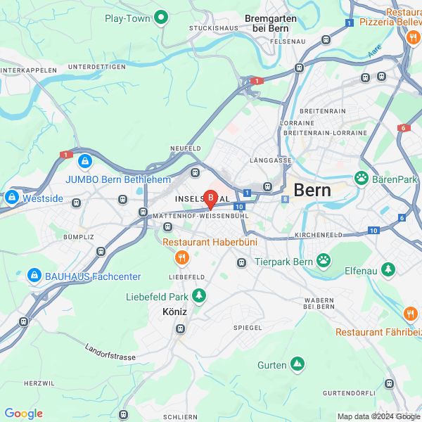 Fahrschule Bern SULI | Auto Fahrstunden & VKU location map: 123 Schwarztorstrasse, Bern, Bern